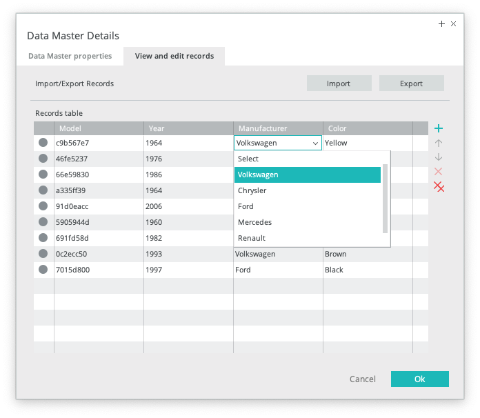 Filter Data List Columns In Your Interactive Prototypes