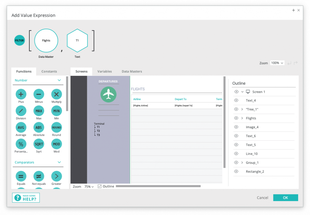 Filter Data Lists Using A Tree Menu In Your App Prototypes