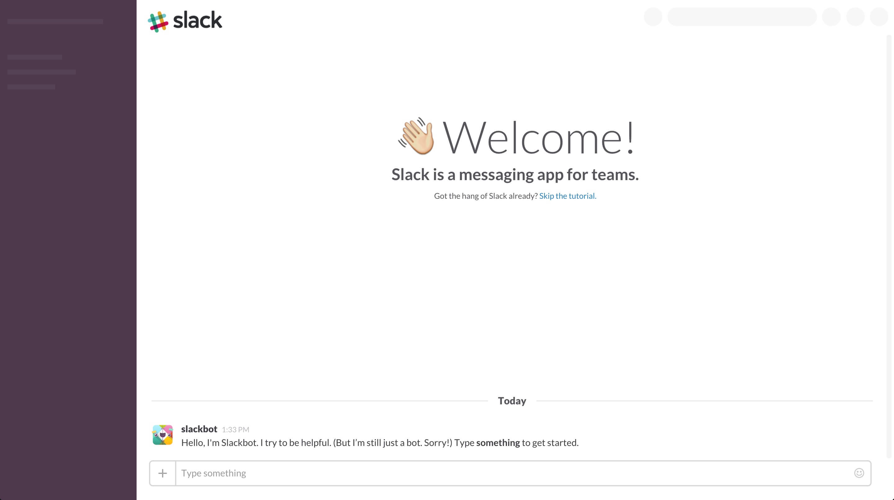 User onboarding chatbot from Slack