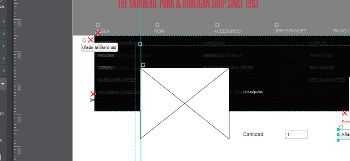 upf low fidelity wireframe made with justinmind
