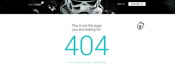 How To Design 404 Pages With Awesome UX: 6 Tips - Justinmind