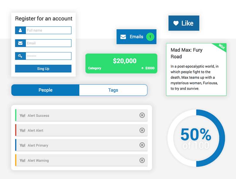 pagination justinmind