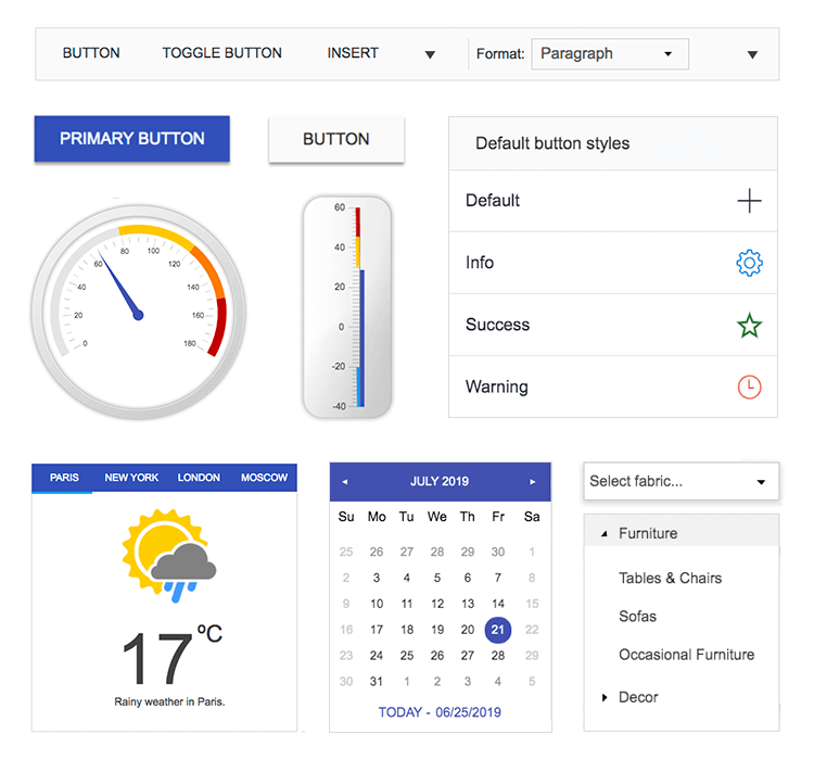 responsive text widgets justinmind