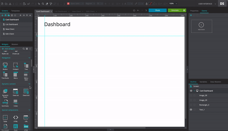 Create interactive forms, lists and grids with Data Masters