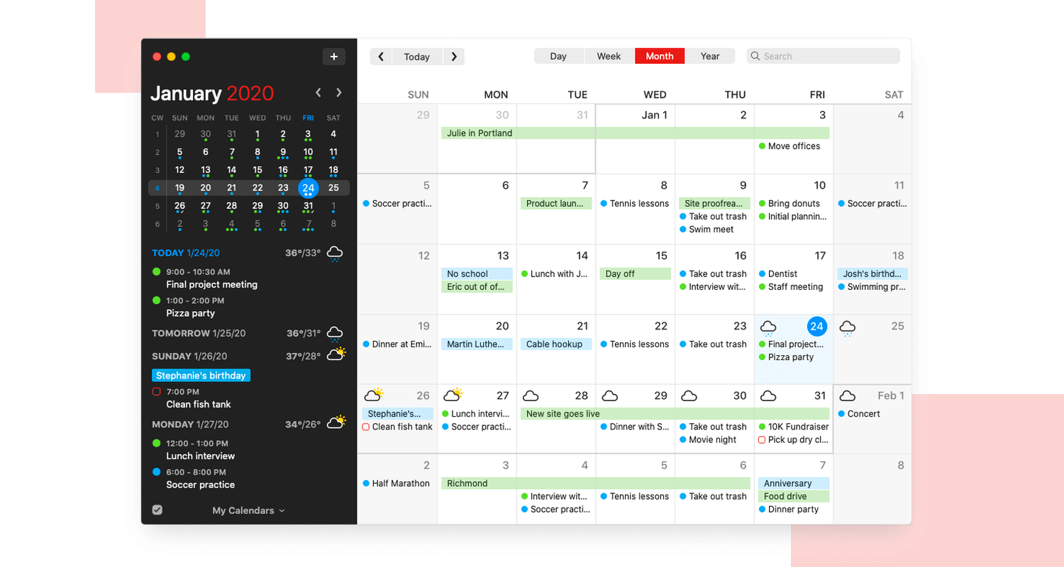 Awesome calendar app designs and how to make your own Justinmind