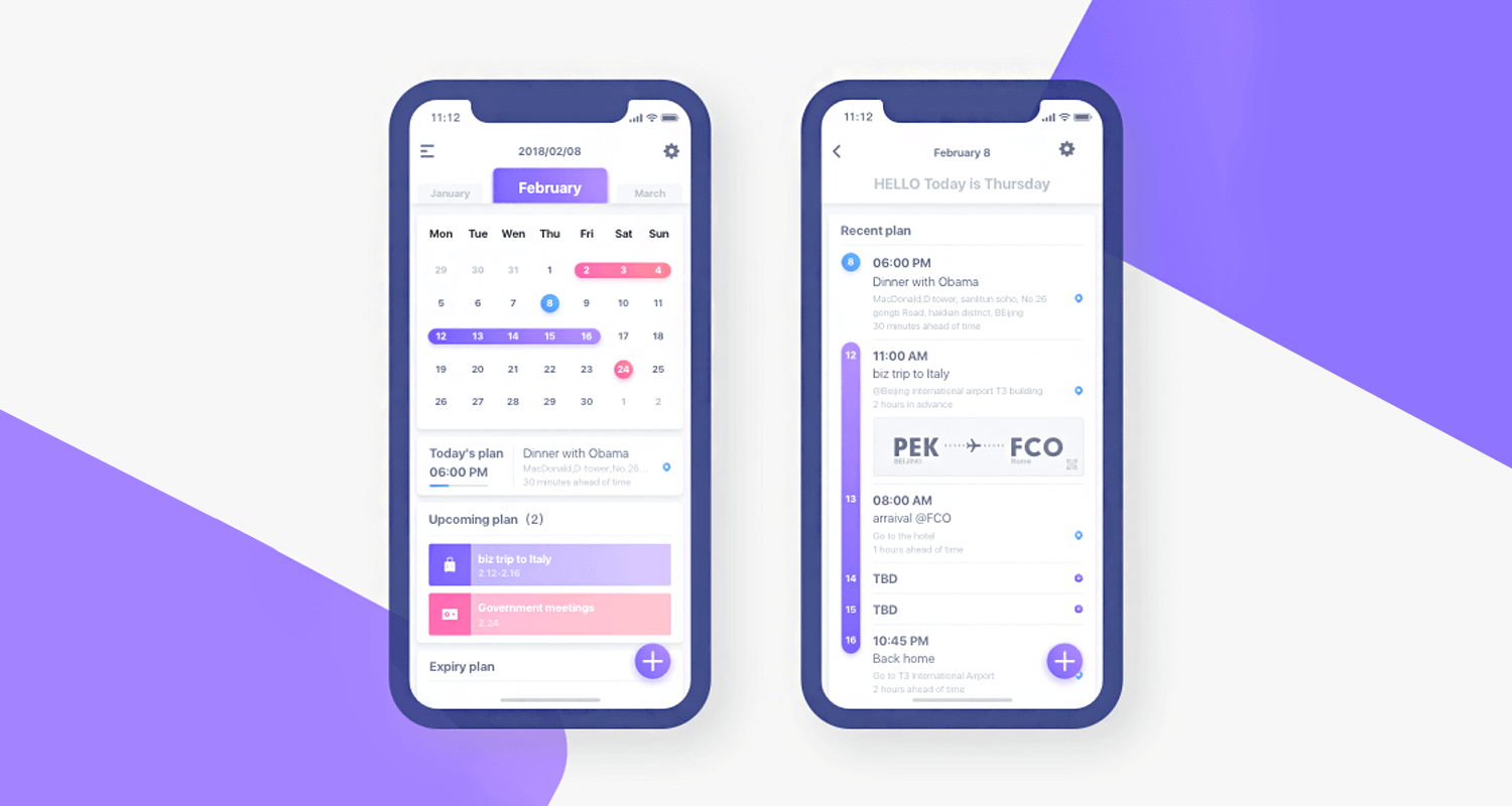 ipad calendar app for design