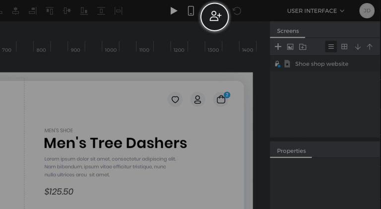 How multiple users work on the same prototype or wireframe