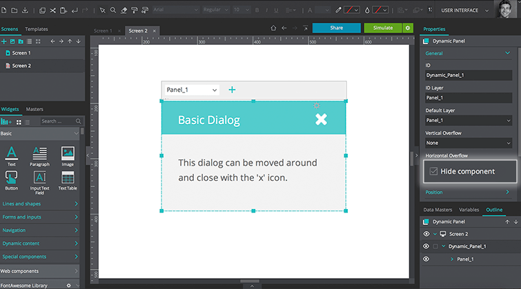 How To Prototype Interactive Dialogs And Popups