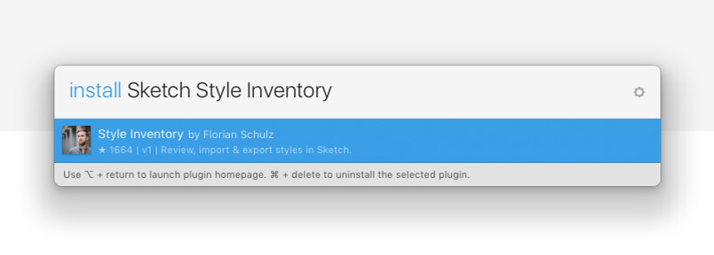 Sketch plugin - style inventory download example