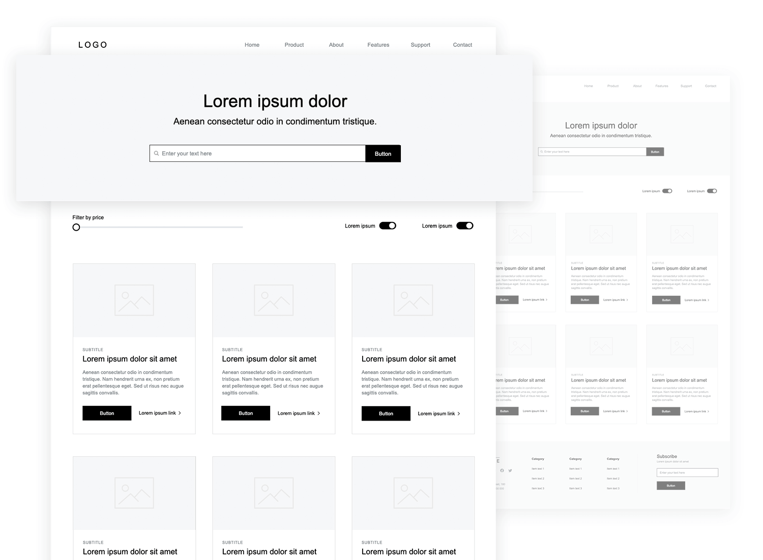 Introducing Justinmind's free Web Wireframe UI kit - Justinmind