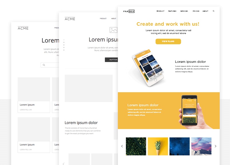 web based wireframe tool