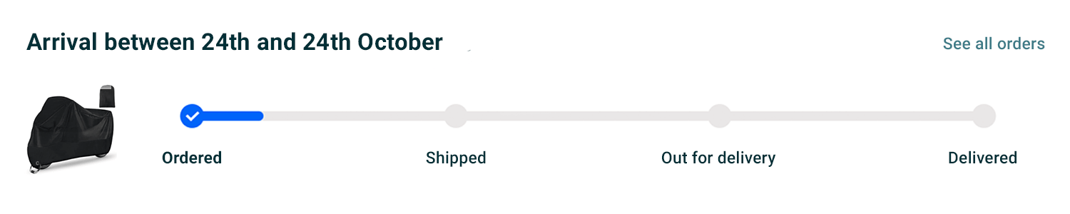 progress bar examples amazon