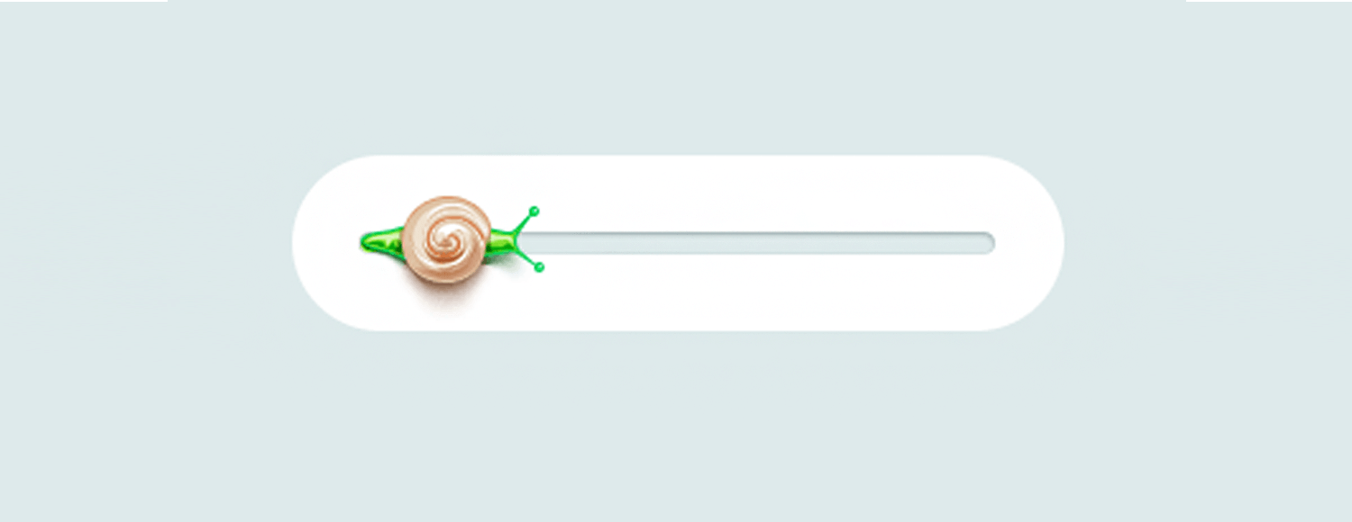 progress bar examples snail