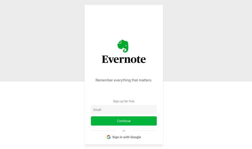 evernote sign in with google 2fa not working