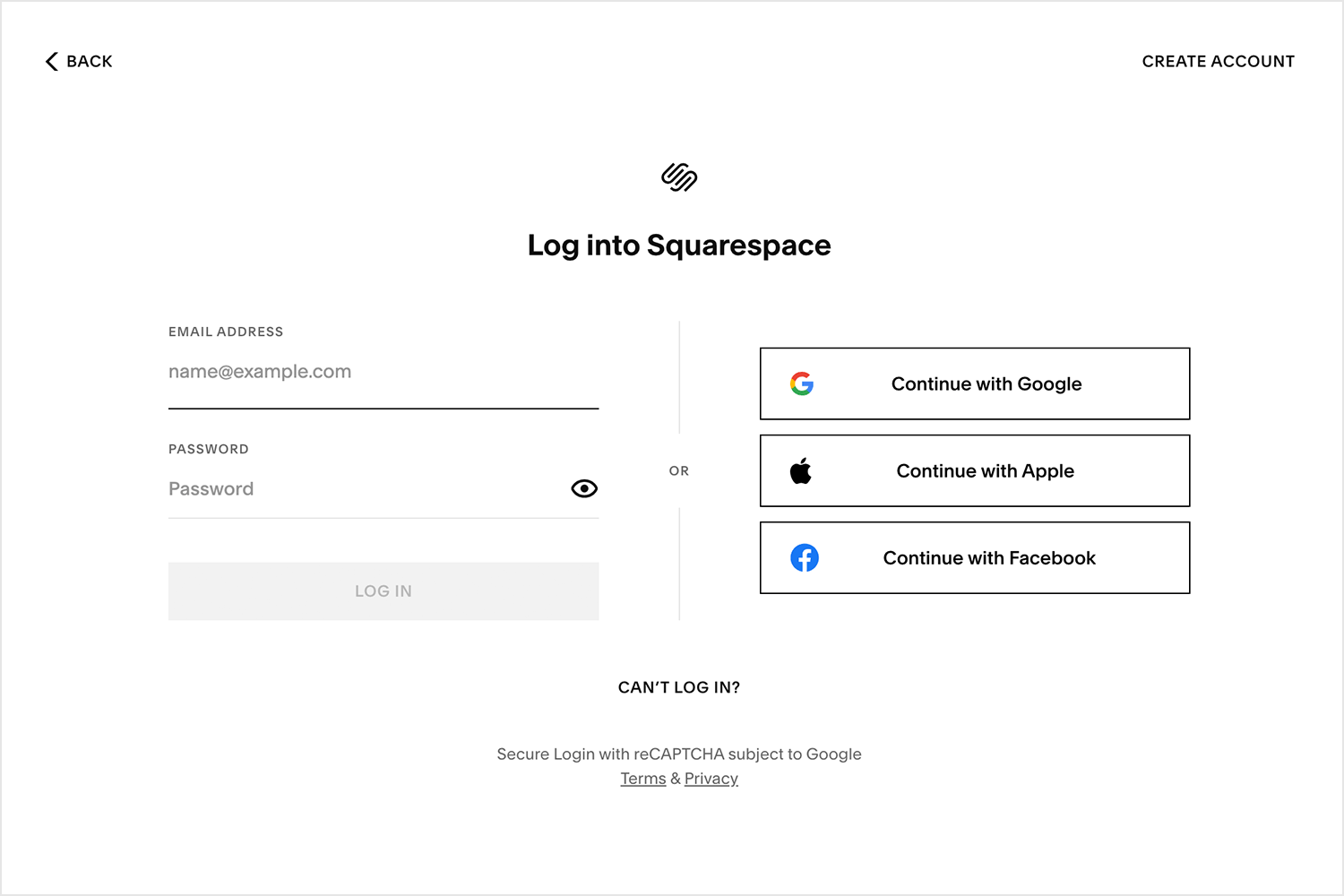 squarespace-login-form