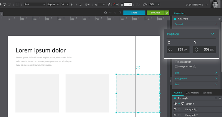 How To Simulate Scrolling In Justinmind