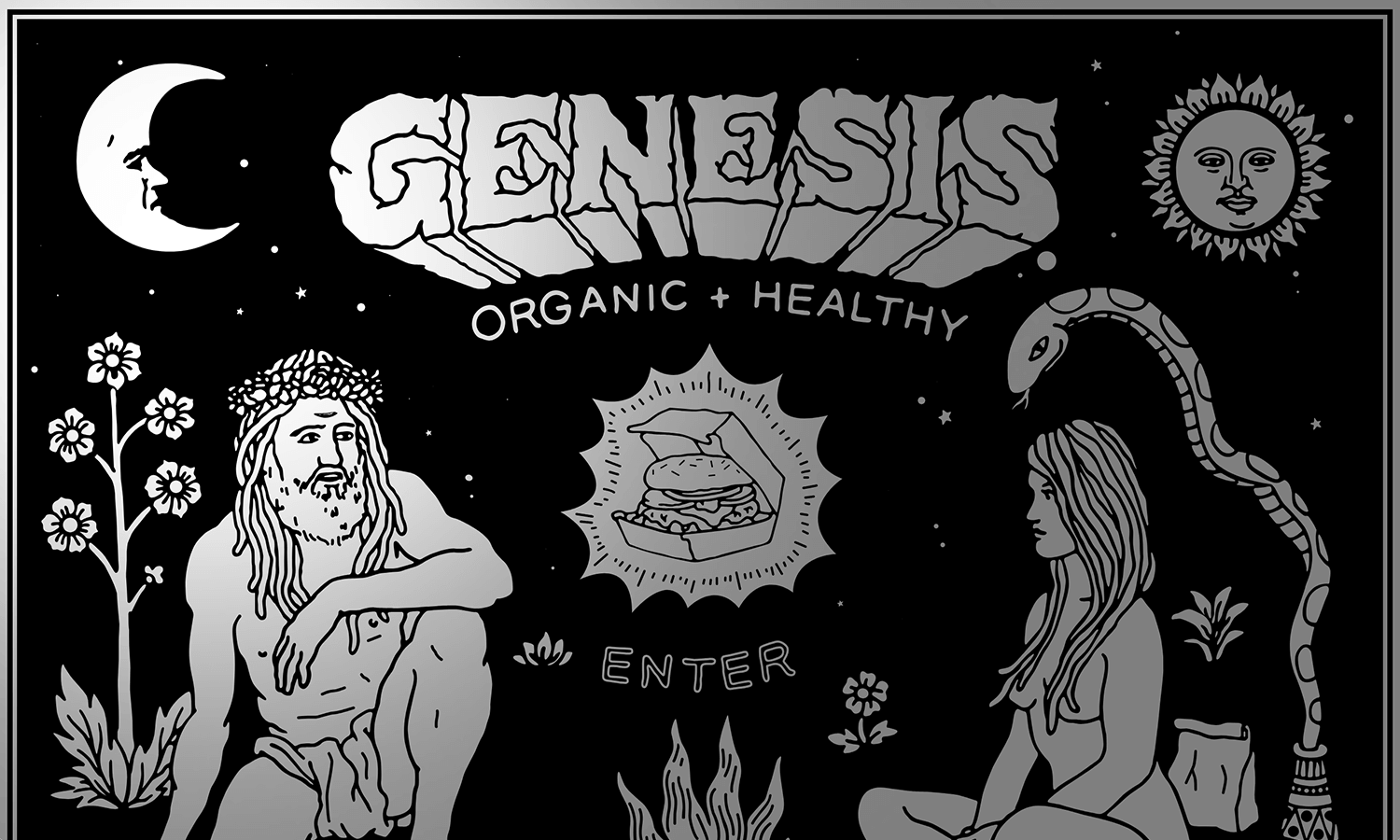 Genesis organic and healthy one-page website example