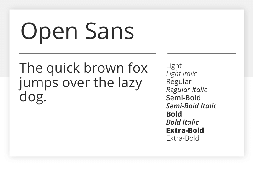 Open Sans - 15 best Google Fonts for your website - Justinmind