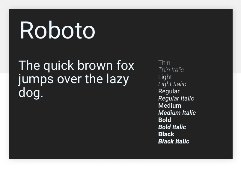 Roboto - 15 best Google Fonts for your website - Justinmind