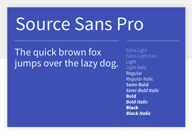 Шрифт source sans pro