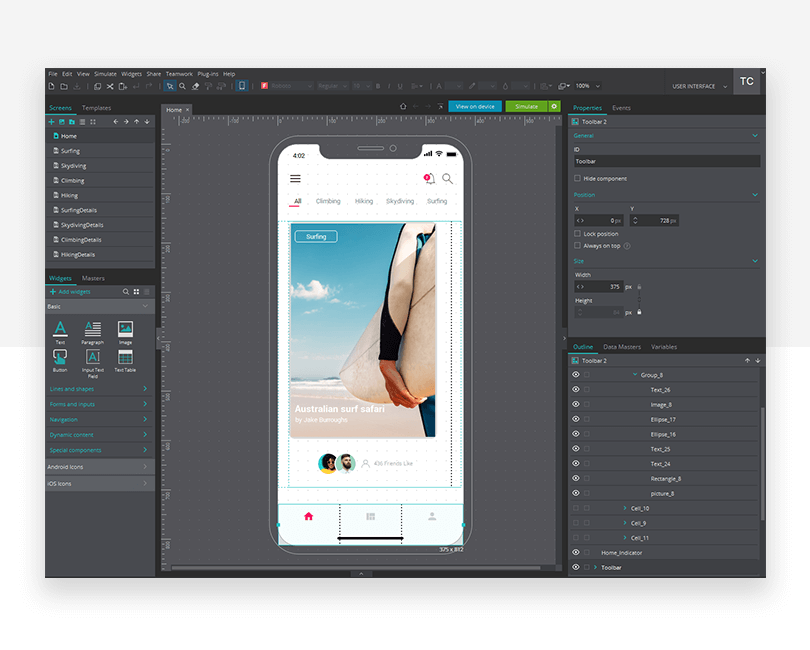 Complete guide to designing mobile app and website mockups - Justinmind