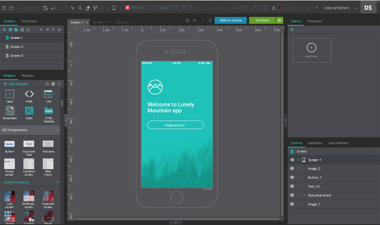 Prototyping forms and inputs