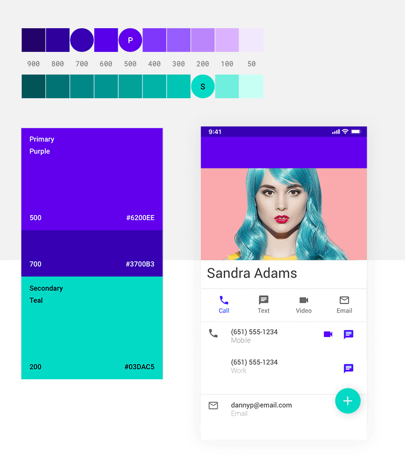 Color schemes should represent you brand - Android Material Design 2