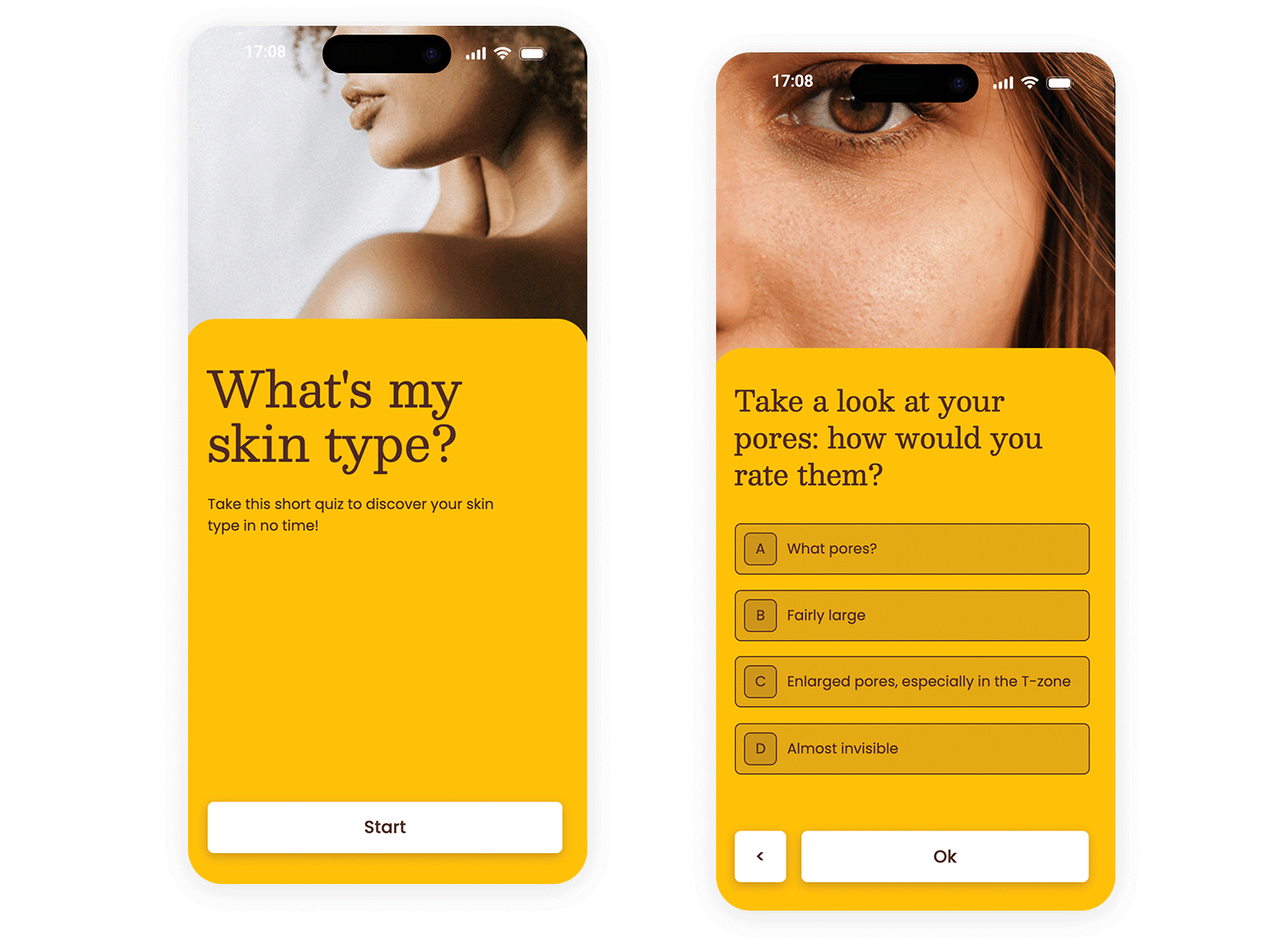 layout design examples mobile skin