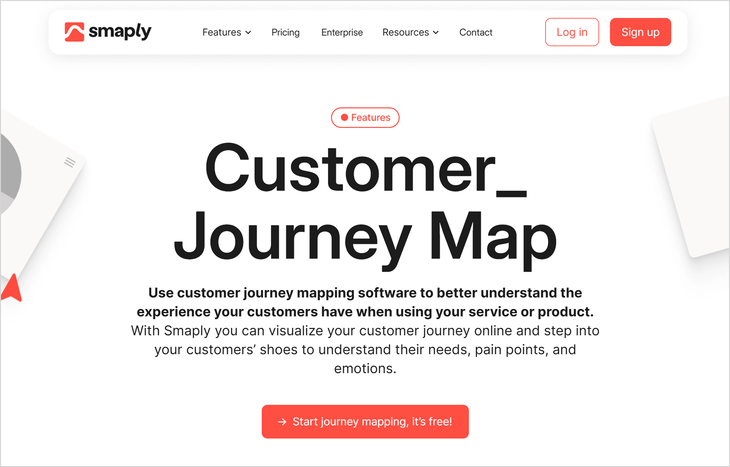 Smaply customer journey mapping software for visualizing user experiences