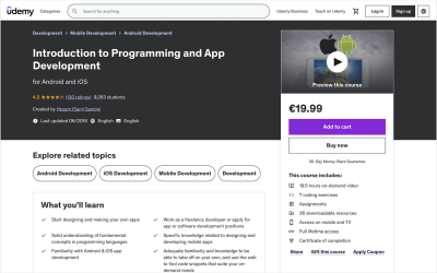Top mobile app development courses - Justinmind