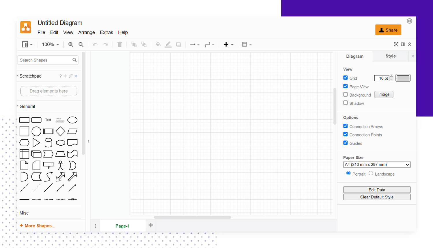 draw.io as design thinking tool