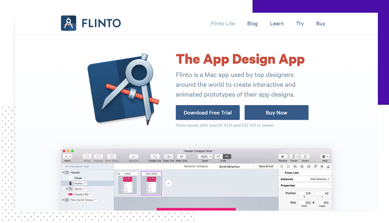 flinto as a prototyping tool for design thinking