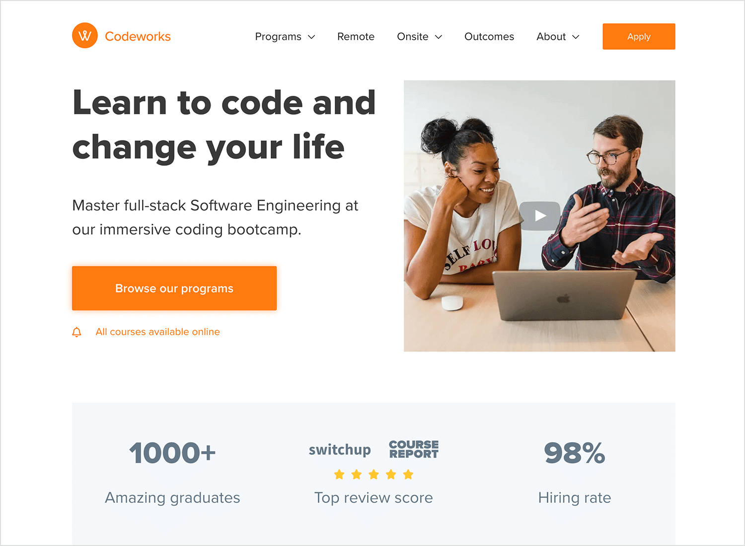 full stack web development courses codeworks