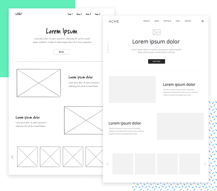 Low and high fidelity wireframes - which one? - Justinmind