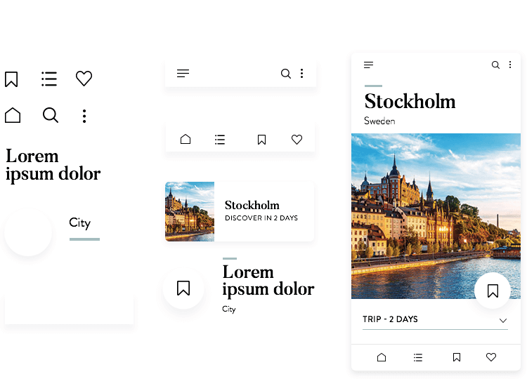 Create your PSD mockups using a design system in Justinmind