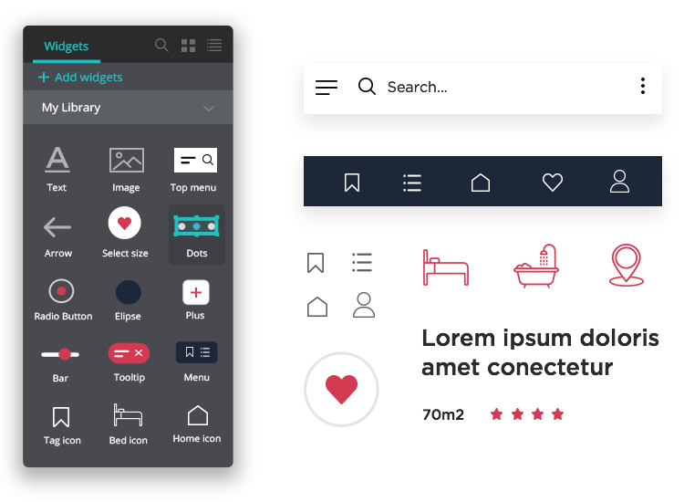 Justinmind-Sketch integration - generate and manage assets for your Sketch mockups