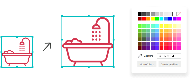 Justinmind-Sketch integration - export scalable vector images to create Sketch mockups