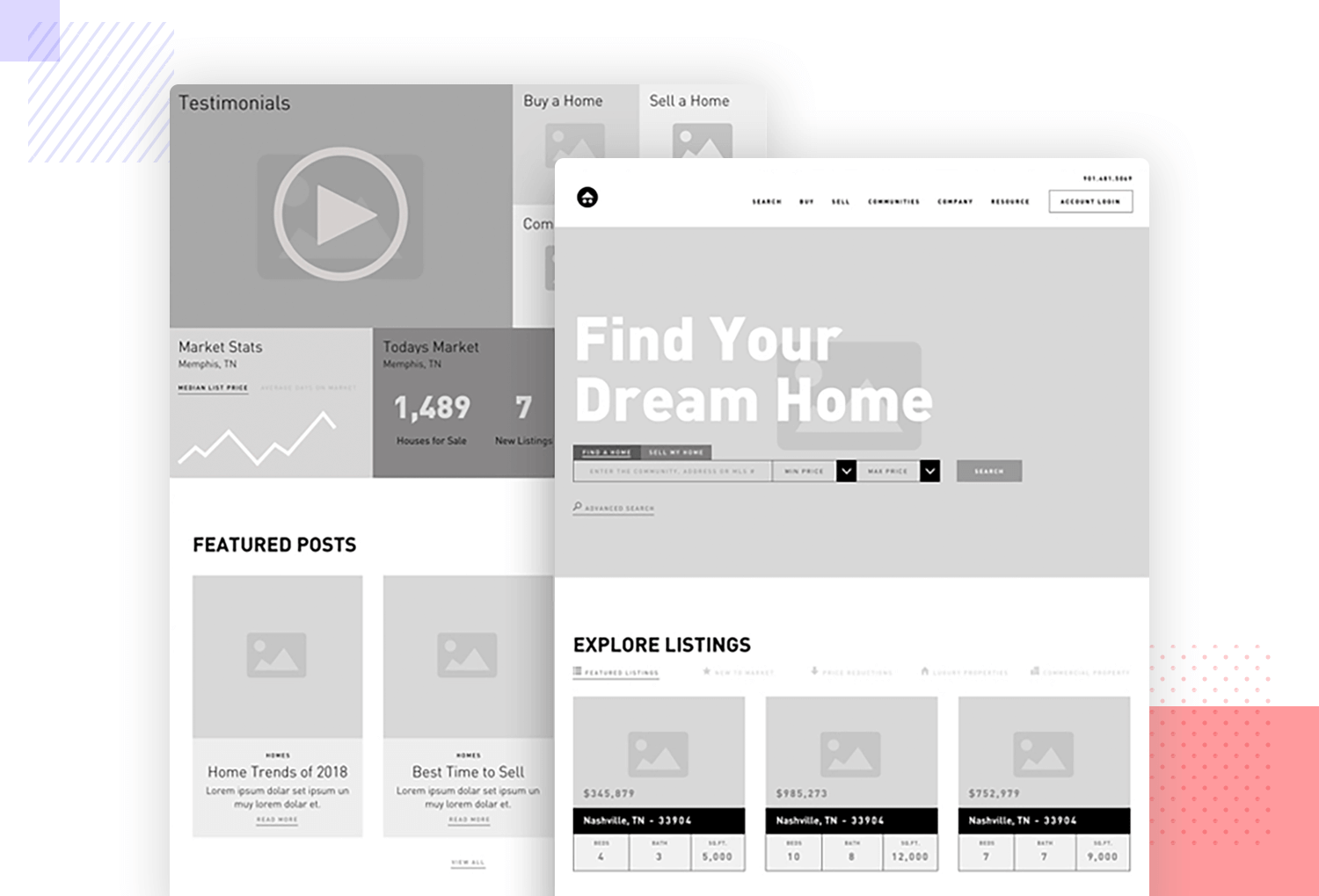 20 Wireframe Examples For Web Mobile Design Inspiration Justinmind