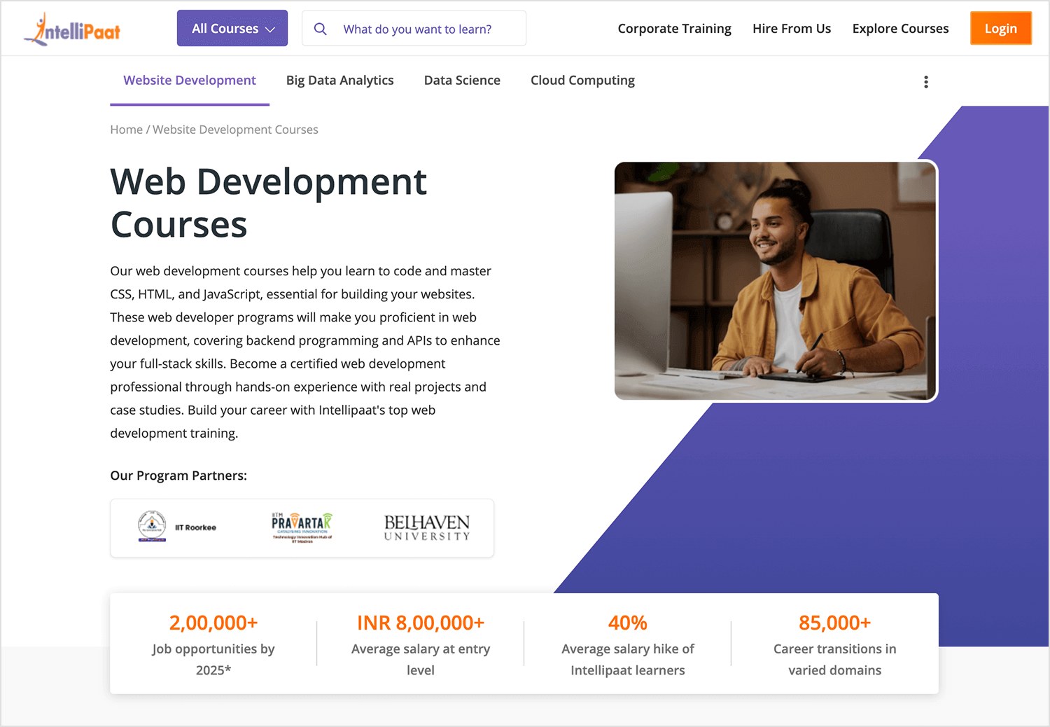 web development courses online intelliplat