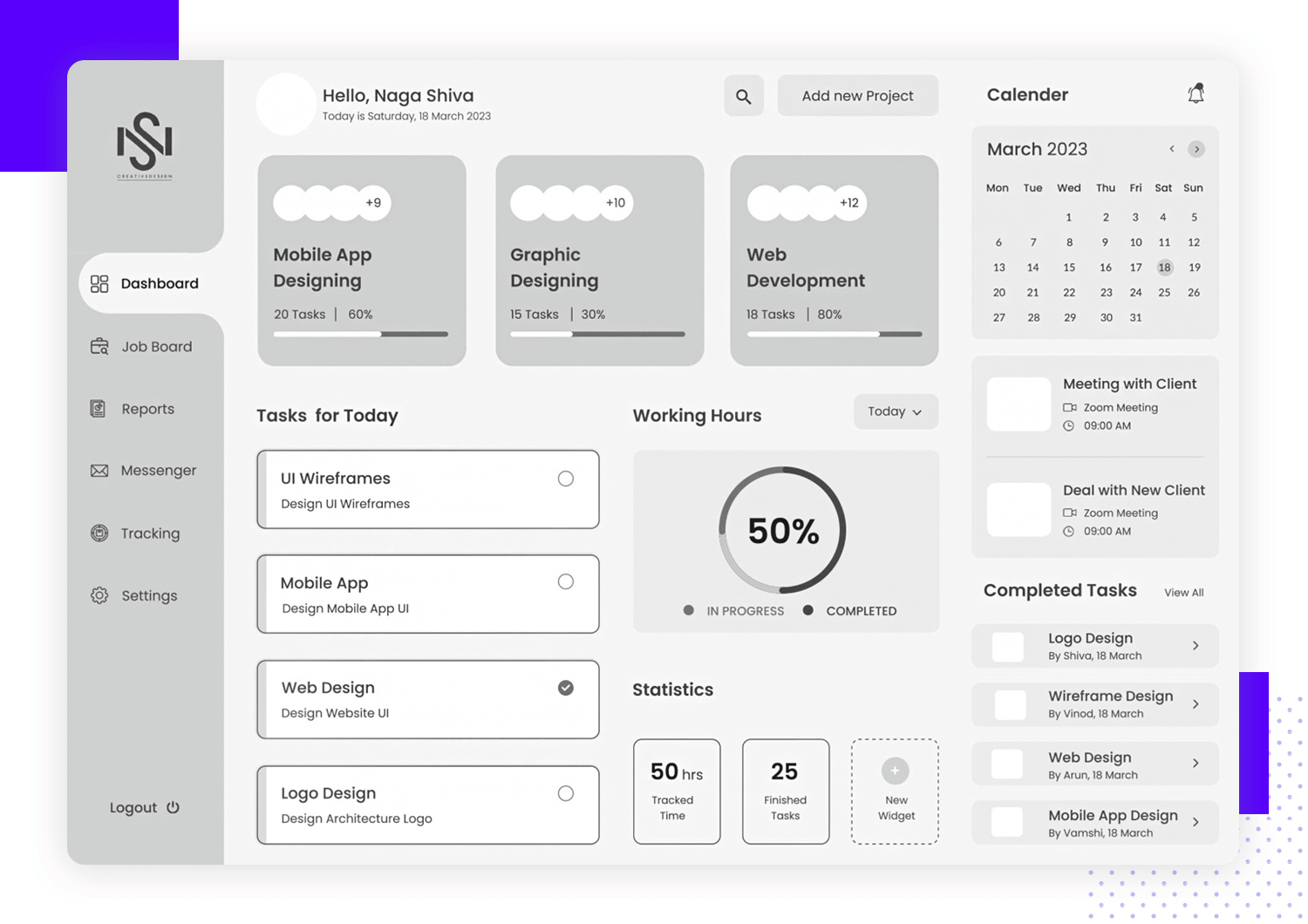 Week 4: Mobile Hi-FI Wireframe