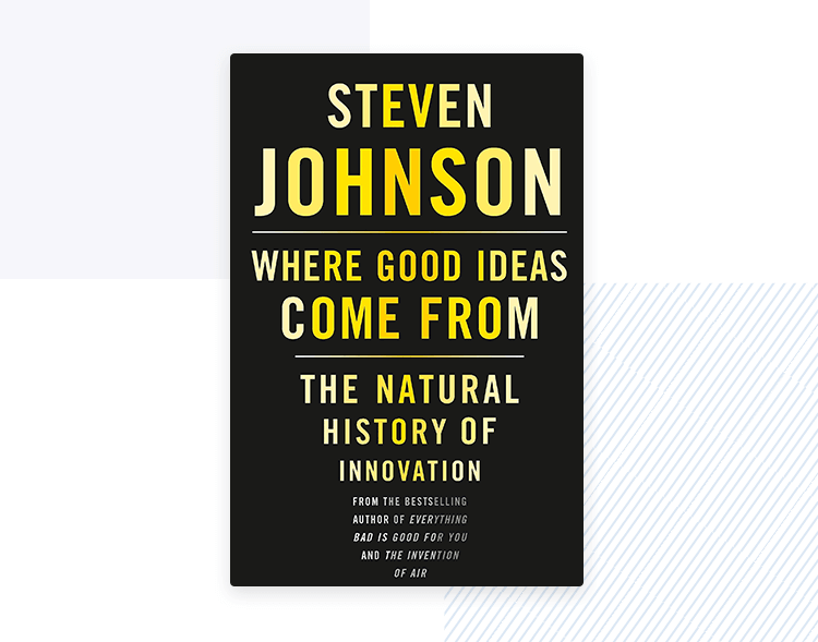cover of design thinking book - where do good ideas come from