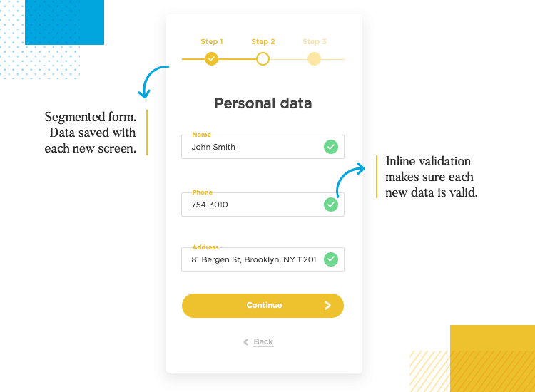 examples of form design guidelines