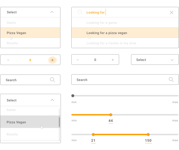 overview of ui components for sketch forms