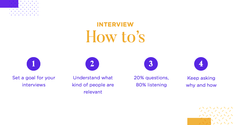 How tos of conducting interviews for ux research at fjord