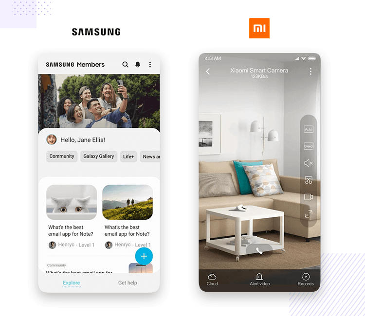 example of device fragmentation in android wireframes