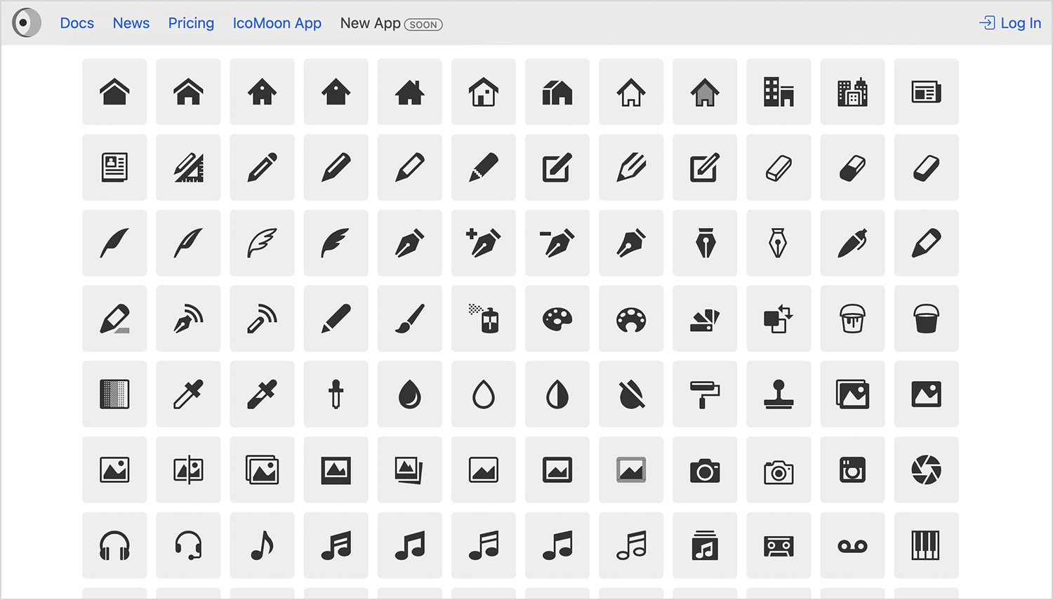 Free app icons to download - IcoMoon