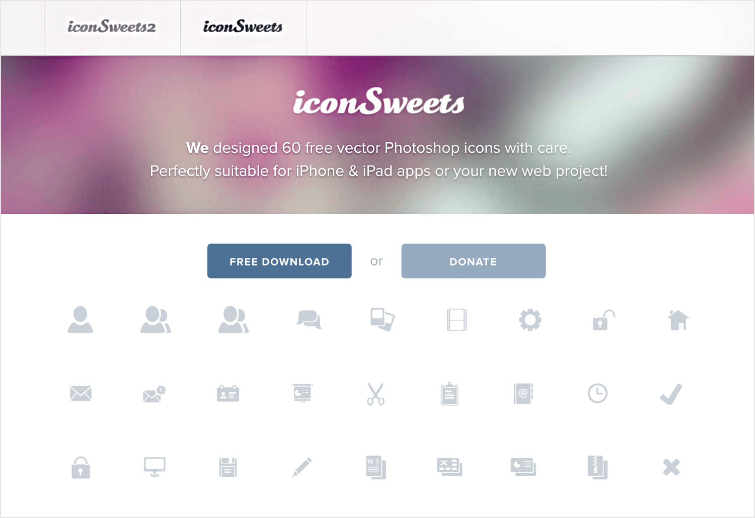 Free app icons to download - IconSweets