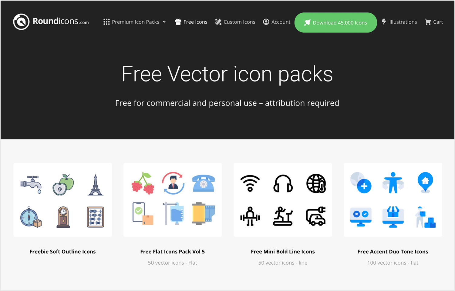 Where to find free icons to download