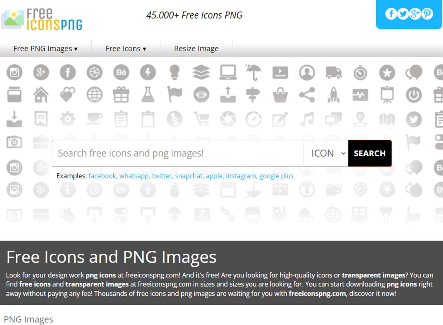 free png icons for website design