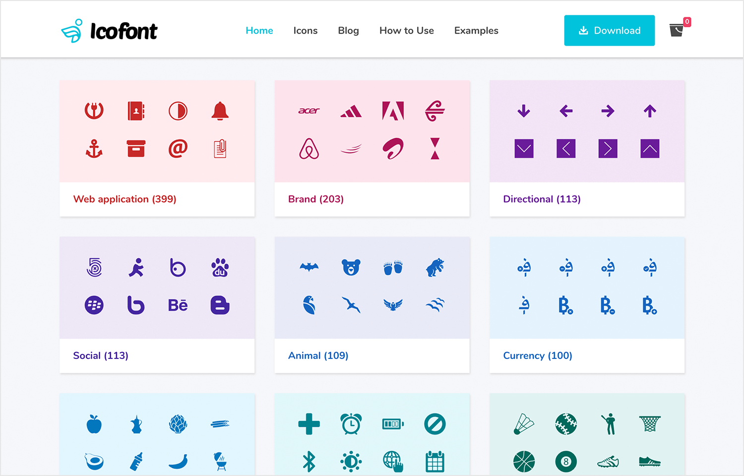 Free website icons to download - Icofont